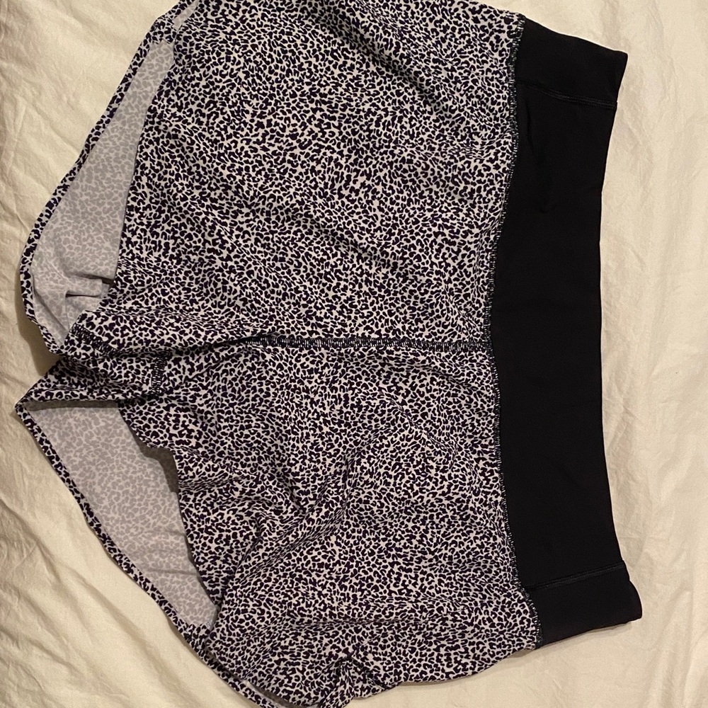 Athleta Black Printed Shorts